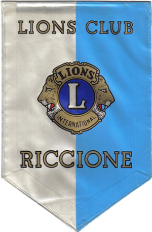 Primo guidoncino del Lions Club riccione - (Cliccare per chiudere la finestra)