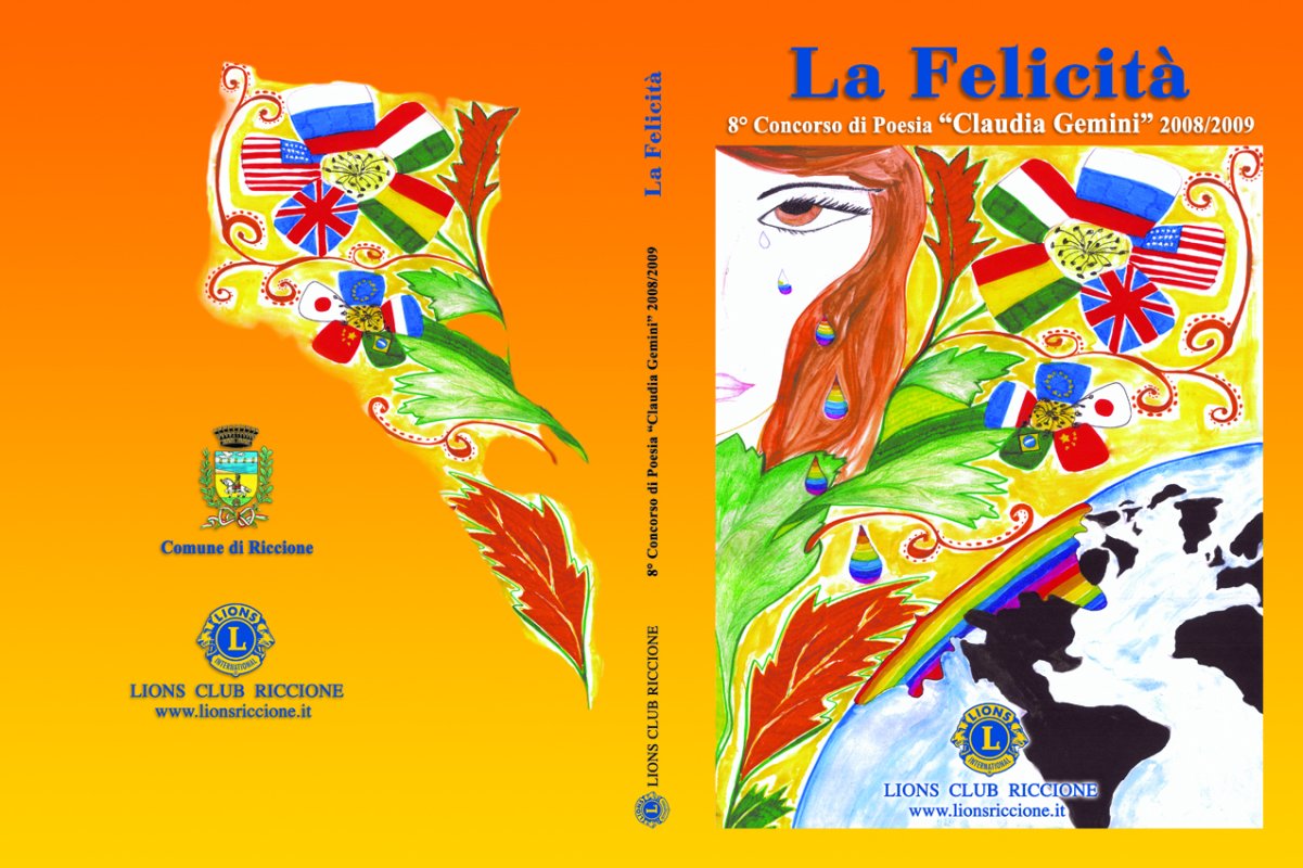Copertina fronte e retro del Libro di Poesie 2009 - (Cliccare per chiudere la finestra)